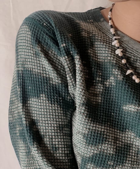 【RE;CIRCLE】Tie Dye Dyeing Thermal Shirt ②/210226-013