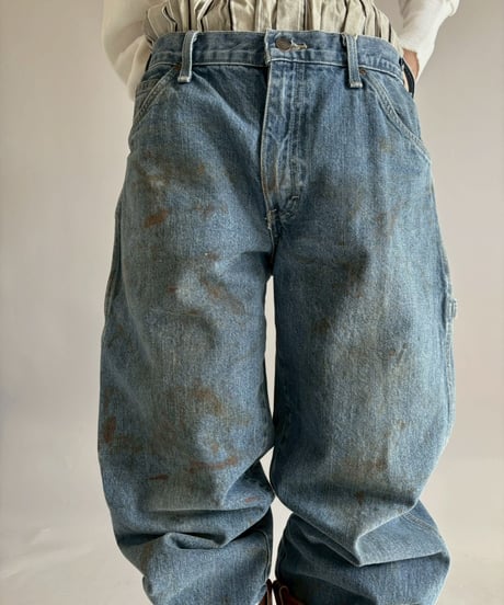 【USED】 Dickies Denim Painter Pants / 260205-017