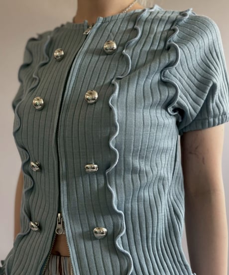 【RE;CIRCLE】 RE Napoleon Knit Top / 260514-019
