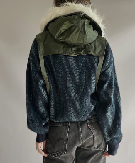 【USED】 Made in Italy Knit Top 231209-014