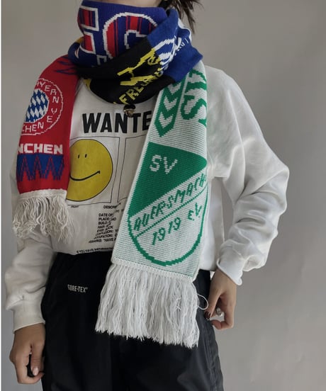 【RE;CIRCLE】 RE Soccer Long Scarf / 221110-019