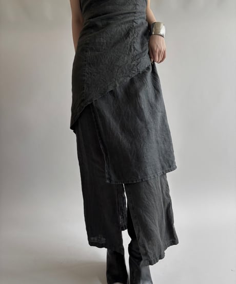 【USED】 N/S Linen Design One-Piece / 250823-031