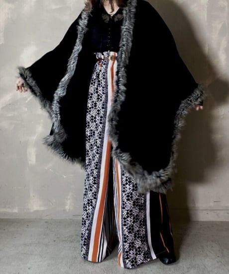 【USED】 Wool Poncho / 201120-026