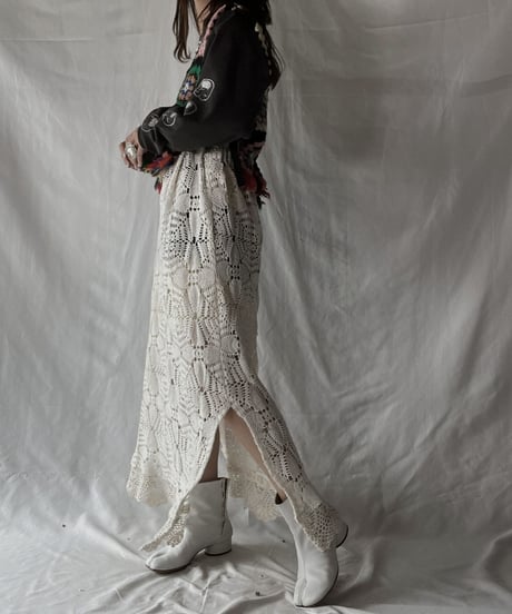 【RE;CIRCLE】 RE Granny × Crochet N/S One-piece①/211014-010