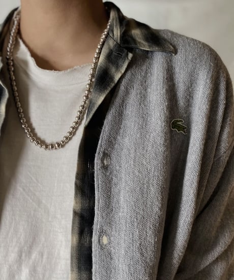 【USED】   LACOSTE Knit Cardigan⑥/210930-040