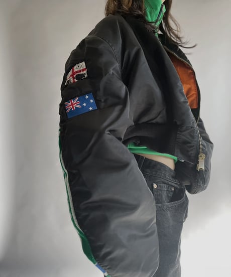 【RE;CIRCLE】 RE Short Soccer Muffler MA-1 / 230126-015
