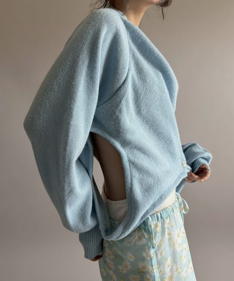 【RE;CIRCLE】 RE Deformed Acrylic Cardigan / 260312-003