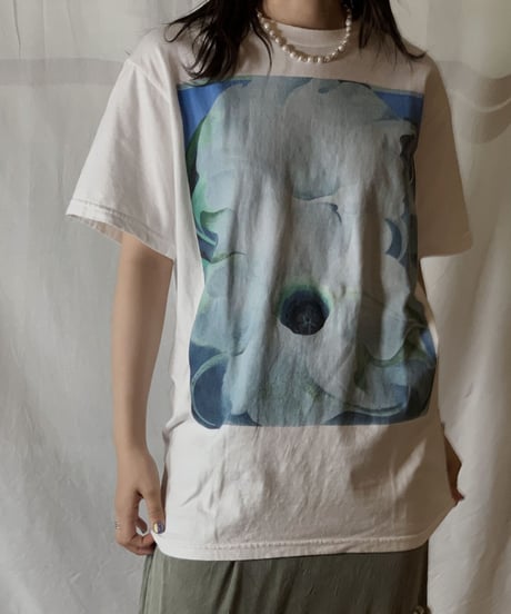 【USED】S/S T-shirt Flower②/210604-026