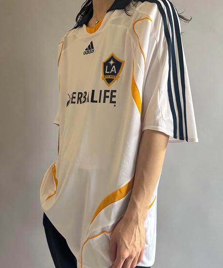 【USED 】adidas LA GALAXY Soccer Shirt /240603-029