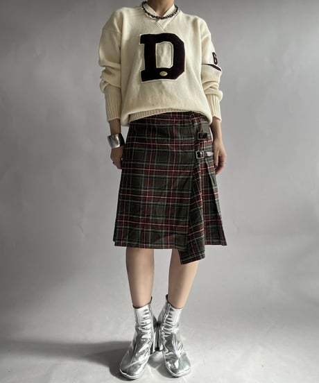 【USED】 Vintage Lettered Knit Top/241130-014