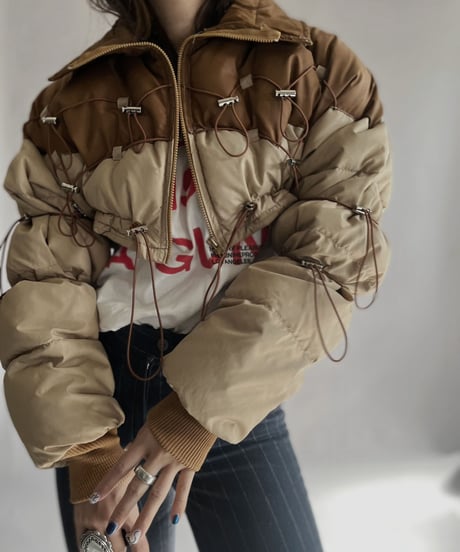 【RE;CIRCLE】 RE Draw Code Short Down Jacket / 230126-007