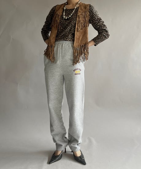 【USED】 Suede Fringe Vest /241214-001