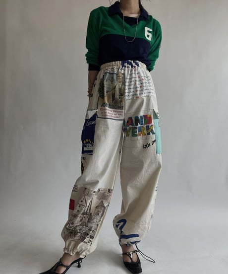【RE;CIRCLE】 RE Eco-Friendly Bag Draw Cord Pants / 220825-026