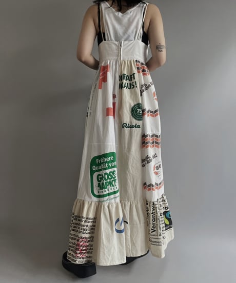 【RE;CIRCLE】RE Eco-Friendly Bag Camisole Long One-piece / 230622-010