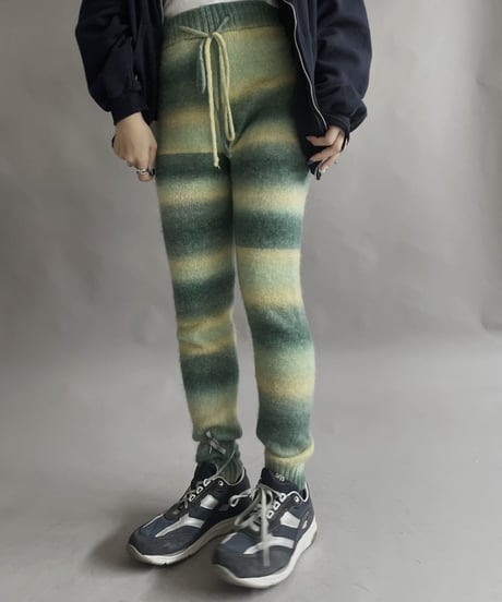 【USED】 Striped Knit Pants / 230211-016