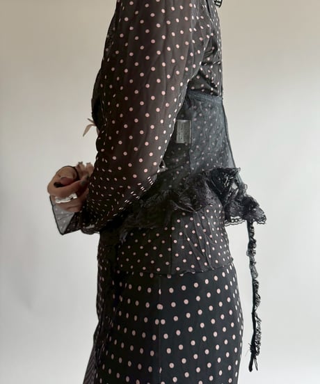 【USED】 Dot Pattern Camisole Top  /250412-005