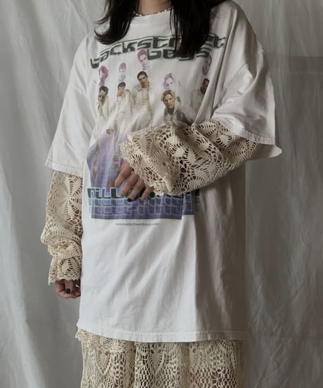 【USED】 S/S T-shirt back street boys/210526-049