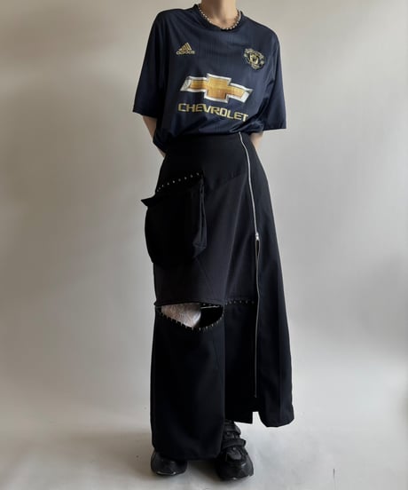【USED】 18~19's adidas Manchester United Soccer Shirt / 250717-015
