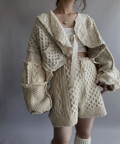 【RE;CIRCLE】 RE Alan Knit Bolero / 221006-019