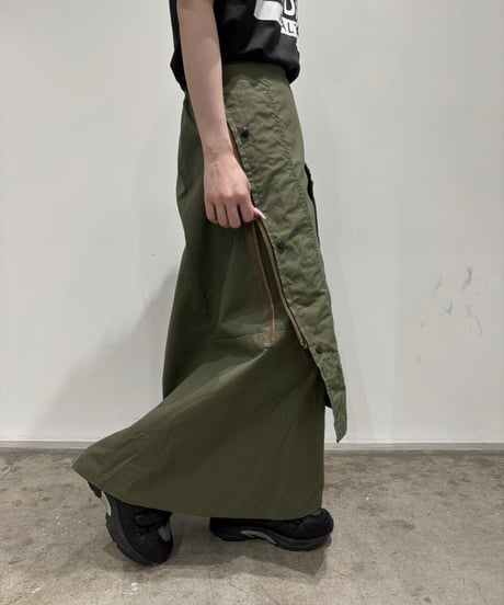 【RE;CIRCLE】 RE ARMY Flap Skirt/ 250703-003