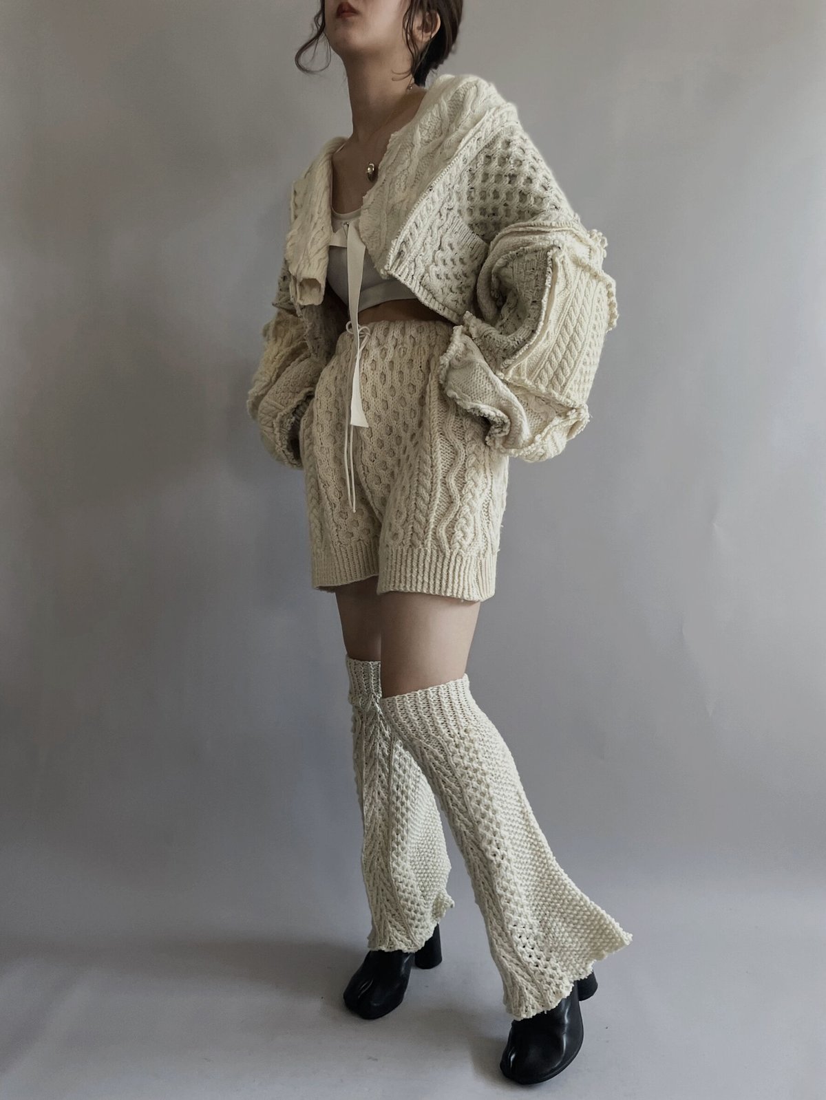 RE;CIRCLE】 RE Alan Knit Bolero / 221006-019 | 