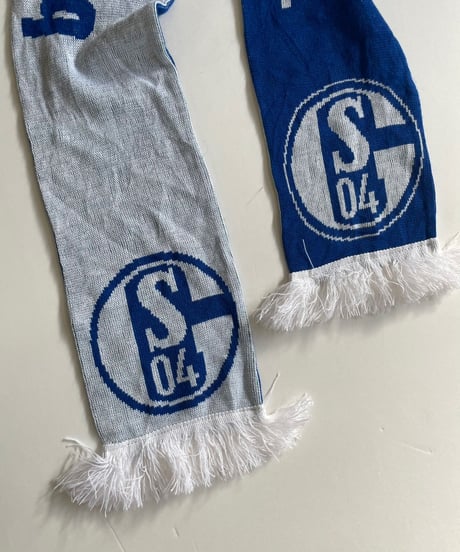【USED】 Knit Soccer Muffler Blue × White / 230206-008