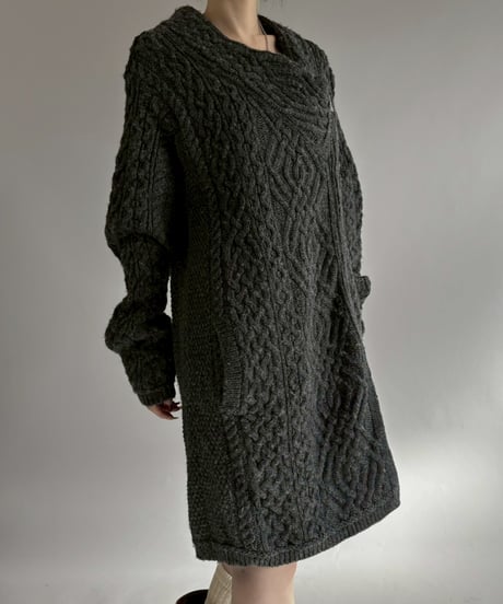 【USED】 Zip Design Long Knit Top / 260124-013