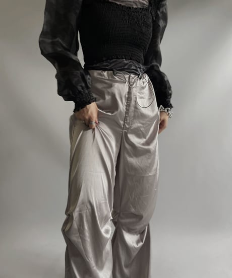 【USED】 Poly Wide Easy Pants / 230916-049