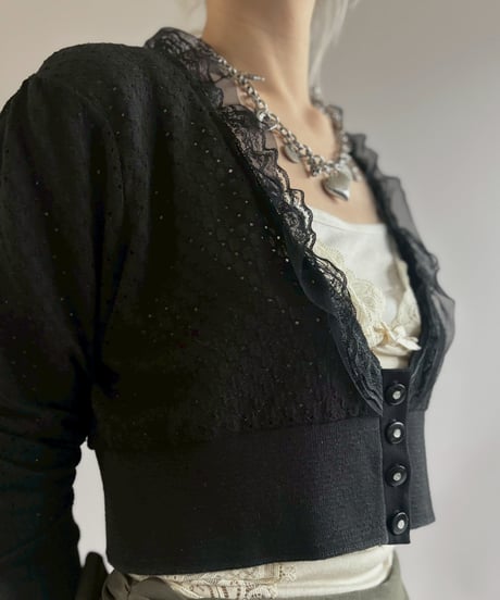 【USED】 Cropped Cardigan / 260502-005