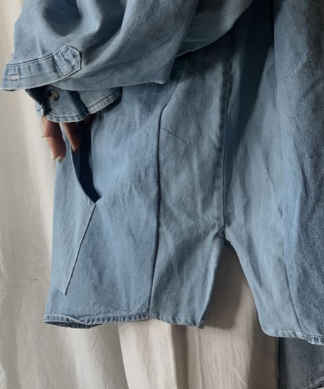 【RE;CIRCLE】  RE Denim Mexican Parker①/210506-015