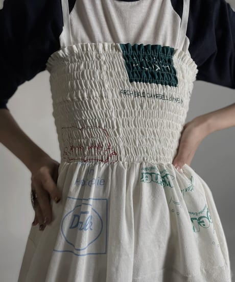 【RE;CIRCLE】 RE Eco Bag Camisole One-piece ⑥ /220407-006