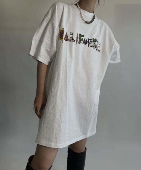 【USED】 Short Sleeved T-shirt "California" /220716-005