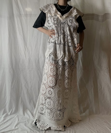 【RE;CIRCLE】 RE Lace N/S One-piece⑤/210714-009