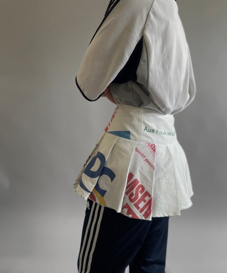 【RE;CIRCLE】RE Eco-Friendly Bag Pleats Mini Skirt/ 240613-011