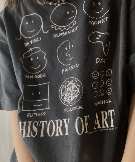 【USED】 S/S T-shirt HISTORY OF ART/210617-012