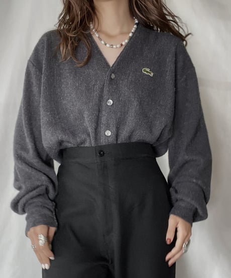【USED】   LACOSTE Knit Cardigan⑨/211126-017