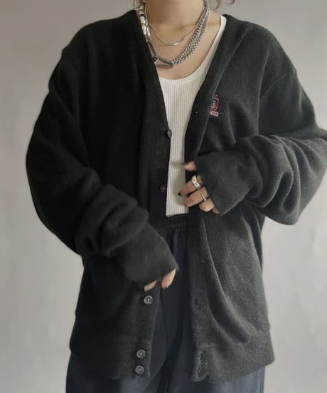 【USED】  IZOD Acrylic Knit Cardigan / 221008-031
