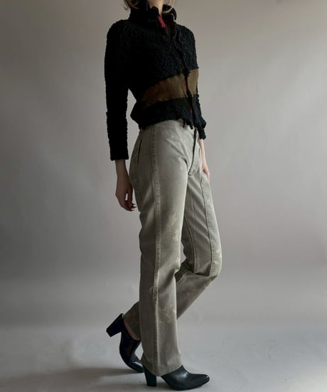 【USED】 291295=HOMME Wrinkled Design Jacket / 260228-007