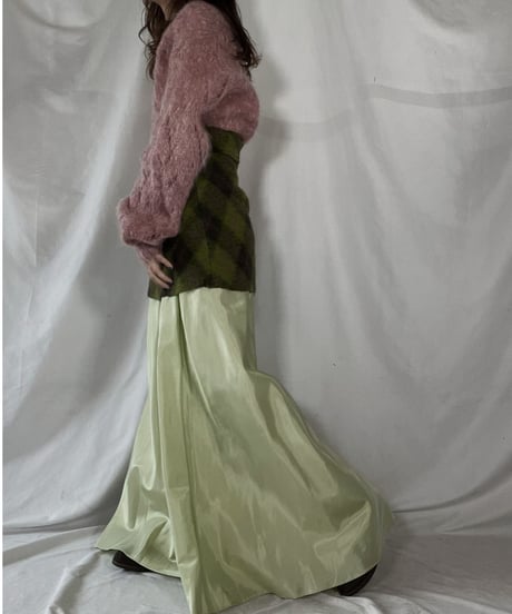 【USED】 Wool Skirt made in Italy / 220107-003