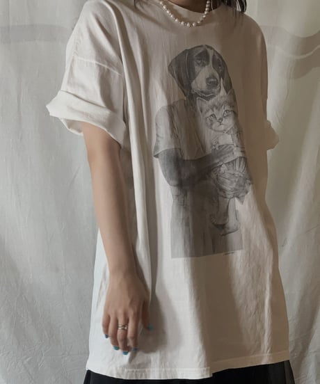 【USED】S/S T-shirt DOG⑩/210604-023