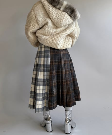 【RE;CIRCLE】 RE Kilt Long Skirt / 250102-015
