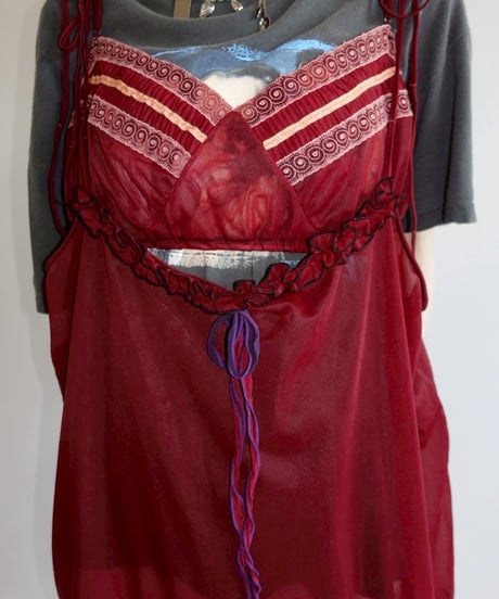 【RE;CIRCLE】CA MEETS UV RE Camisole Bra Top + Camisole Top  / 250807-012