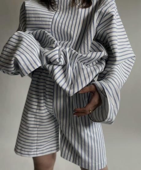 【RE;CIRCLE】 RE Netherlands Sheets Border Switch Shorts / 220423-003