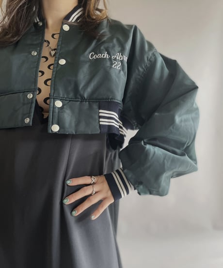 【RE;CIRCLE】 RE Nylon Short Jacket Navy / 230309-004