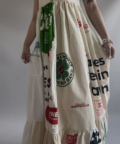 【RE;CIRCLE】RE Eco-Friendly Bag Camisole Long One-piece / 230727-020