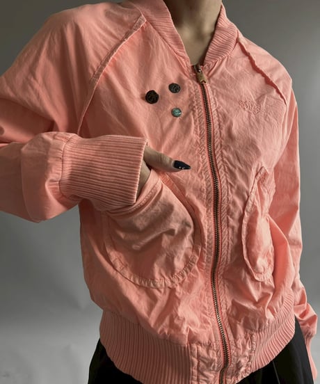 【USED】 DIESEL Nylon Ribbed Short Blouson /MS2510-008