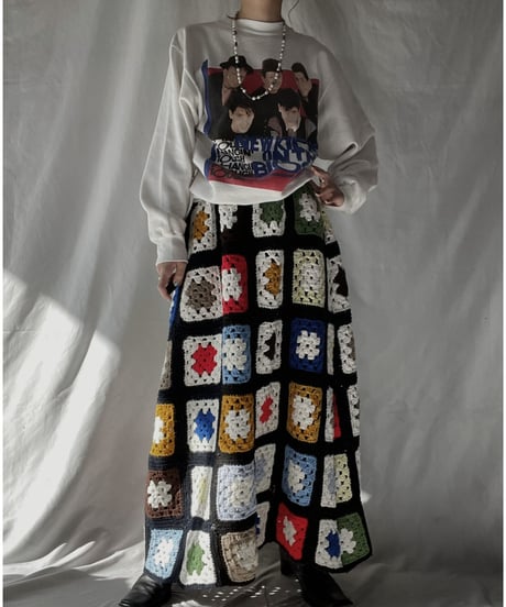 【RE;CIRCLE】 RE Granny Long Skirt⑩/211216-051