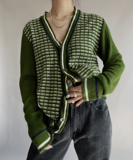 【USED】  Knit Cardigan / 221119-026
