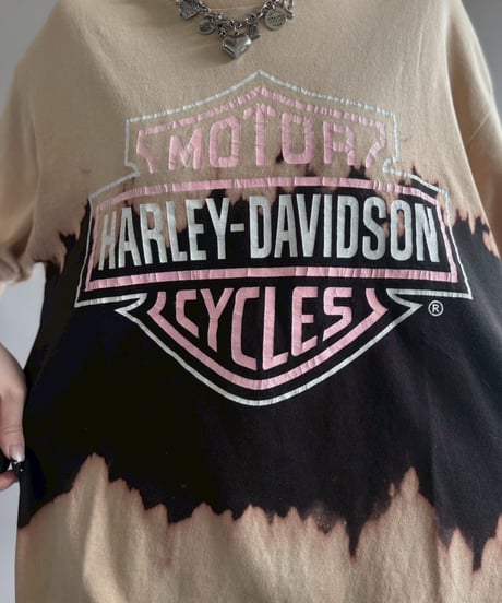 【USED】 HARLEY-DAVIDSON Tie-Dye Damage Tee / 260418-027