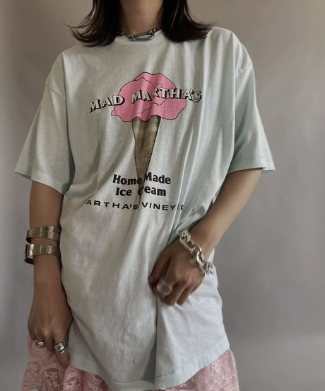 【USED】 MAD MARTHA'S ICE CREAM T-shirt / 230520-009